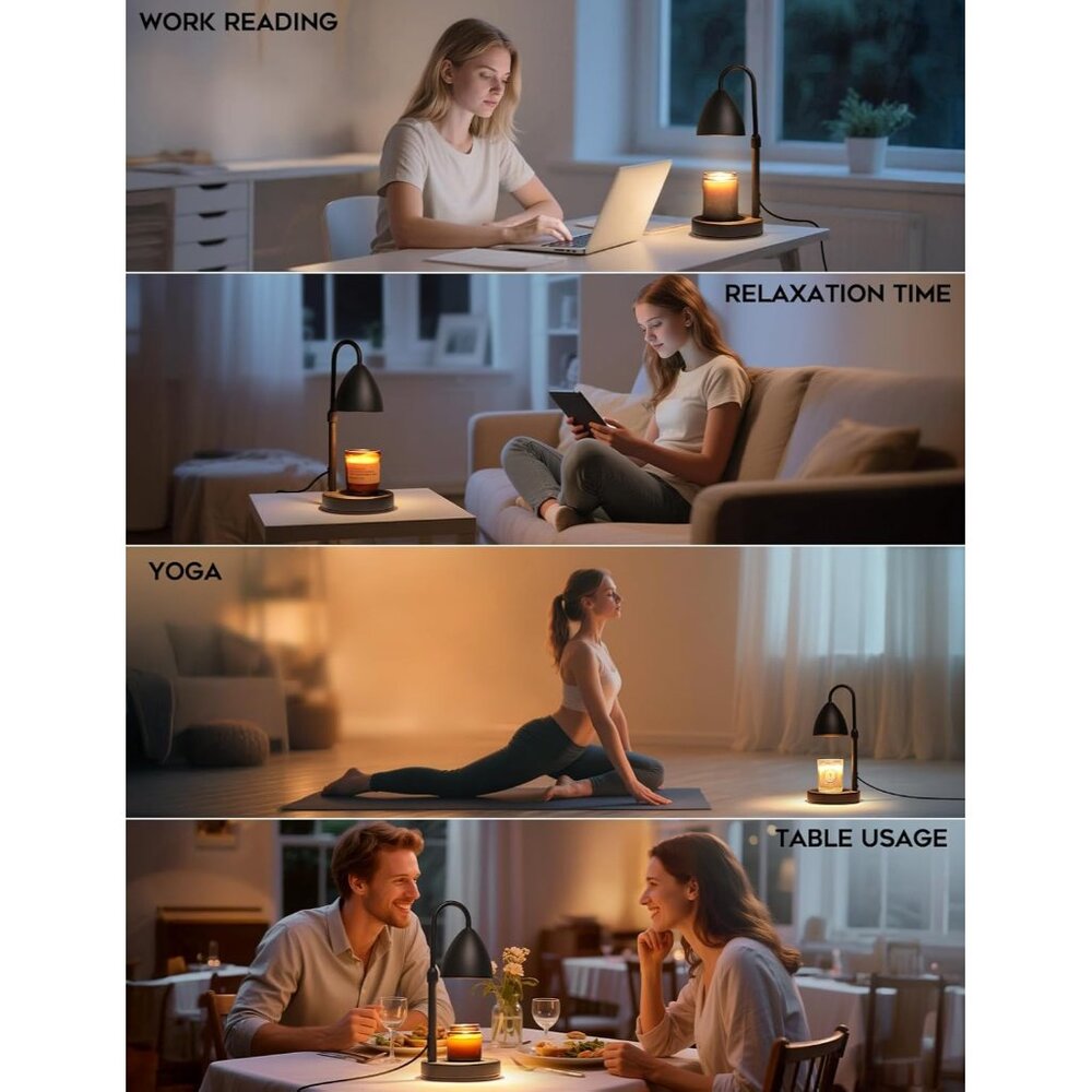 Candle Warmer Lamp With Timer Dimmable, Lamp Cand… - image 7